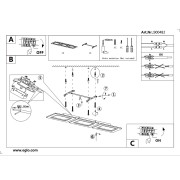 PADROGIANO-Z plafoniera Smart LED RGB dimmerabile Eglo istruzioni