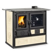 Cucina a legna Rosa 5.0 VST 8,8 kW Panna La Nordica