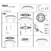 SALITERAS-Z plafoniera Smart LED RGB dimmerabile Eglo istruzioni