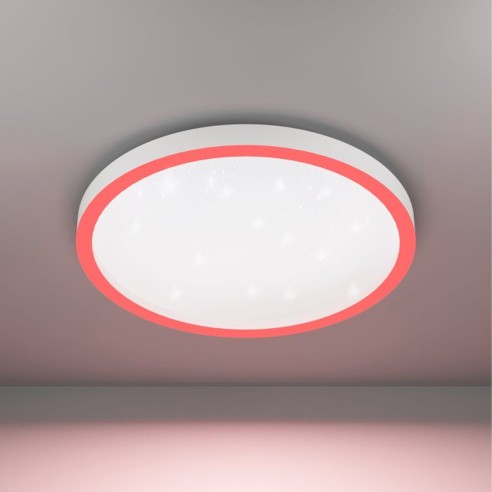 MONTEMORELOS-Z plafoniera rotonda Smart LED RGB dimmerabile Eglo