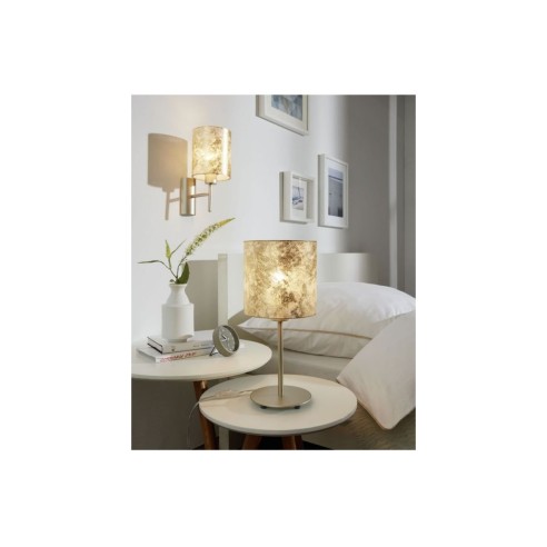 Lampada da tavolo in metallo Viserbella 1xE27 97646