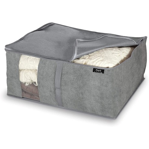 Custodia per coperte L 55x45x25 cm Domopak Living Stone
