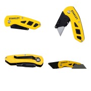 Coltello pieghevole in alluminio cutter a lama fissa Stanley STHT10424-0