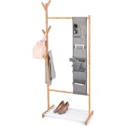 Stander appendiabiti bamboo con multitasca Domopak Living