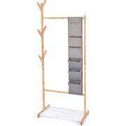 Stander appendiabiti bamboo con multitasca Domopak Living