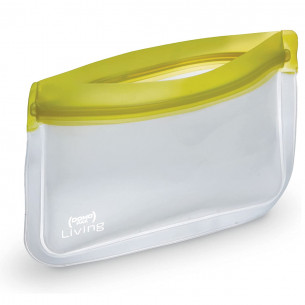 Busta waterproof verde con zip Domopak Living