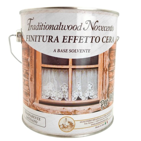 Finitura a solvente effetto cera TraditionalWood cera novecento