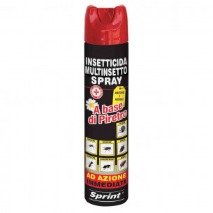 Multinsetto insetticida spray a base di piretro 500ml Flortis