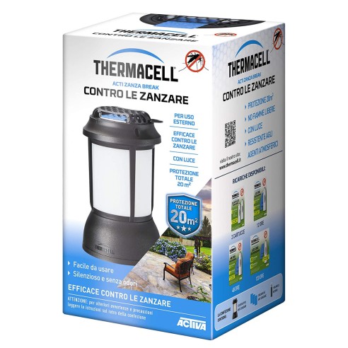 Thermacell Lanterna Patio repellente zanzare, mosche e pappataci