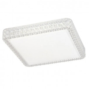 Plafoniera Soledad LED in metacrilato bianco quadrata 2