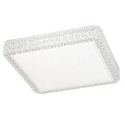 Plafoniera Soledad LED in metacrilato bianco quadrata