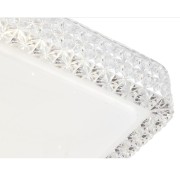 Plafoniera Soledad LED in metacrilato bianco quadrata dettaglio