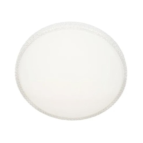 Plafoniera Soledad LED in metacrilato bianco rotonda