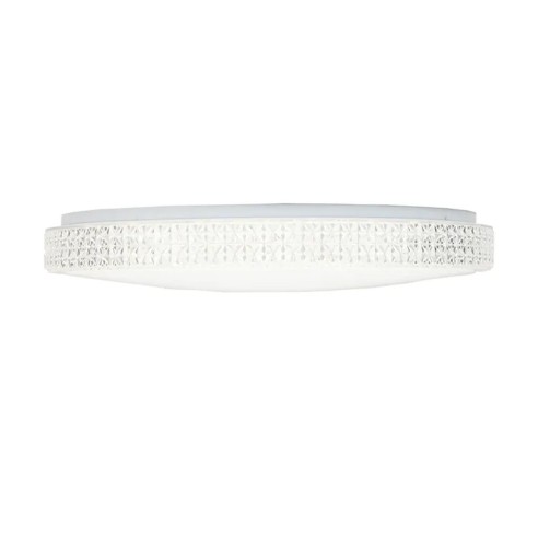 Plafoniera Soledad LED in metacrilato bianco rotonda