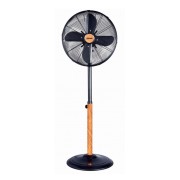Ventilatore a piantana Ø 40cm metallo effetto legno Zephir PL41E