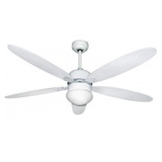 Ventilatore da soffitto 130cm 5 pale con luce e telecomando Zephir ZFR9111B