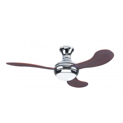 Ventilatore da soffitto 132cm 3 pale con luce e telecomando Zephir ZFR3132M