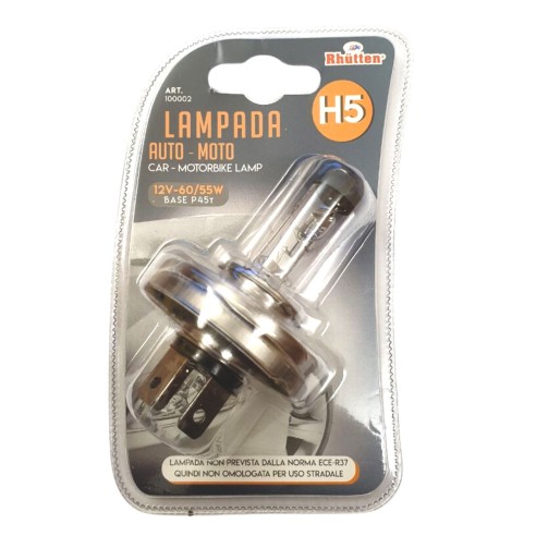 Lampadina alogena H5 12V 60/55W Rhutten 100002