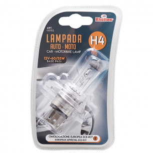 Lampadina alogena H4 12V 60/55W Rhutten