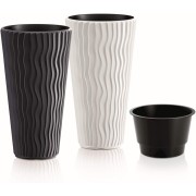 Sandy Slim vaso alto con inserto polipropilene Prosperplast