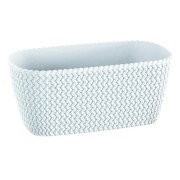 Portavaso da interno per piante e fiori Splofy in polipropilene bianco Prosperplast