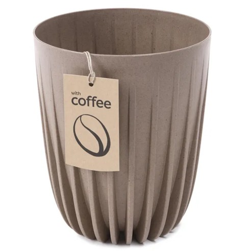 Vaso per piante e fiori Mira beige Eco Coffe Lamela