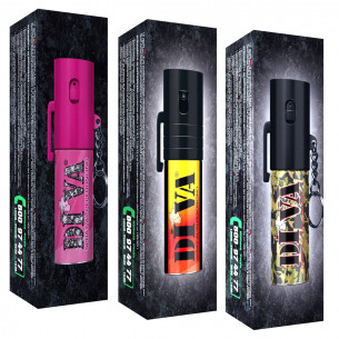 Spray legittima difesa spray al peperoncino legale Di.Va. Top 15 ml portachiavi Defence System 2.0