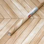 Pellicola adesiva per mobili Chevron beige D-c-fix