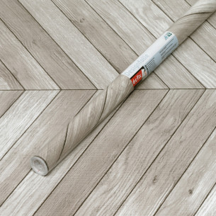 Pellicola adesiva per mobili Chevron grigio D-c-fix