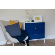 Pellicola adesiva per mobili blu navy D-c-fix ambientata