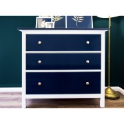 Pellicola adesiva per mobili blu navy D-c-fix ambientata