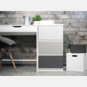 Pellicola adesiva per mobili Antracite opaco D-c-fix ambientata