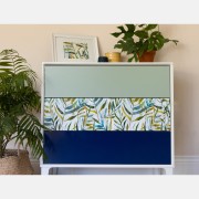 Pellicola adesiva per mobili Verde salvia d-c-fix ambientata