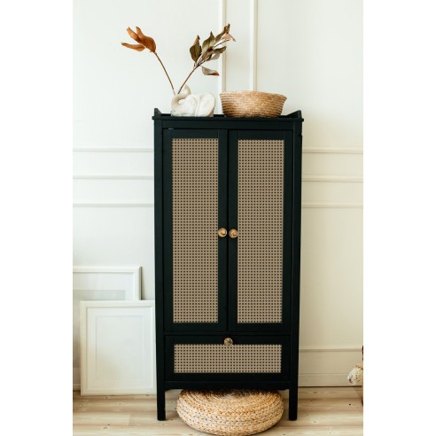 Pellicola adesiva per mobili Canna intrecciata D-c-fix ambientata