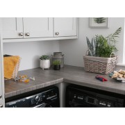 Pellicola adesiva per mobili Rovere Sheffield grigio perla D-c-fix ambientata