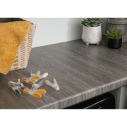 Pellicola adesiva per mobili Rovere Sheffield grigio perla D-c-fix ambientata