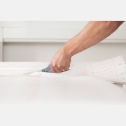 Pellicola adesiva per mobili Bianco lucido D-c-fix applicazione