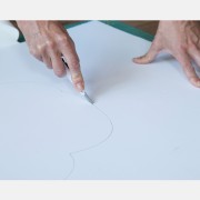 Pellicola adesiva per mobili Bianco lucido D-c-fix applicazione