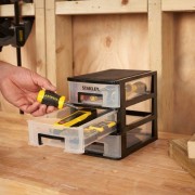 Cassettiera porta minuteria 3 cassetti Essential Grande Stanley STST40712-1