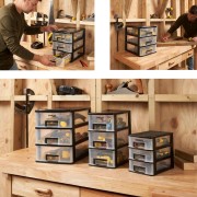 Cassettiera porta minuteria 3 cassetti Essential Piccola Stanley STST40710-1