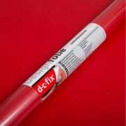 Pellicola adesiva per mobili rosso opaco D-c-fix
