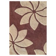 Tappeto bagno Loto in cotone Sobel caffè