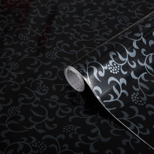 Pellicola adesiva per mobili in vinile Sonja black D-c-fix 2