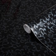 Pellicola adesiva per mobili in vinile Sonja black D-c-fix