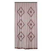 Tenda Legno fantasia rombo marrone Verdelook