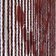 Tenda Legno fantasia rombo marrone Verdelook dettaglio