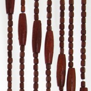 Tenda Legno fantasia rombo marrone Verdelook dettaglio