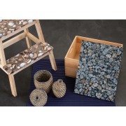 Pellicola adesiva per mobili in vinile caillou D-c-fix ambientata