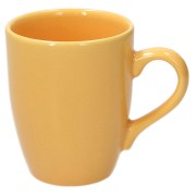 Mug 370 cc gres porcellanato giallo Natural Love