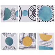 Sottobicchiere 10x10cm ceramica Venice Lido Villa d'Este